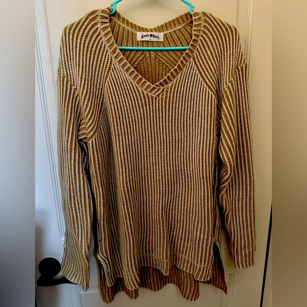 Rustic Rack Mustard Knit Sweater